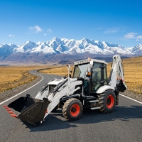 Chargeuse-pelleteuse 420 avec moteur diesel Cummins 75KW, capacité de la benne de 1,3 m³, origine Shandong