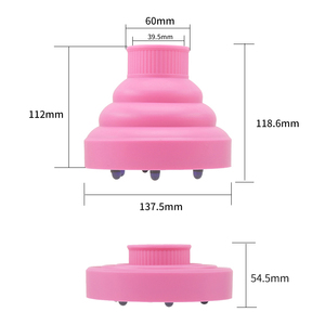 Hot Sale Travel and Easy <b>Storage</b> Salon Tool Universal <b>Collapsible</b> Silicone Hair Dryer Diffuser Attachment Fit Most Hair Dryers - Product Image 6