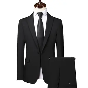 Costume élastique pour homme, tenue professionnelle style britannique, confortable et décontracté, bon marché, décoration, 2020