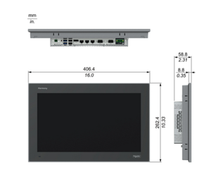 Sch-neider HMIPSA6AFD18W11 Original en Stock Harmony PSA6 Pantalla Táctil Capacitiva de 15 Pulgadas Full HD 1920x1080 PC Industrial de 24VDC - Product Image 2