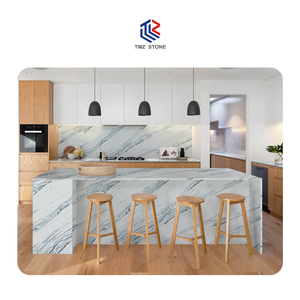 แผ่นควอตซ์เทียม TMZ 5067 Palissandra Extra สีขาวขัดเงา รับประกัน 5 ปี สำหรับผนังห้องนั่งเล่น ท็อปโต๊ะเครื่องแป้ง - Product Image 2