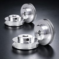 Poulie de distribution en aluminium, poulie de courroie synchrone avec vis de réglage pour routeur CNC, imprimante 3D, équipement d'automatisation
