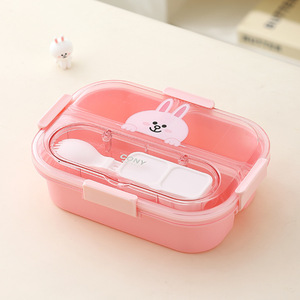 Lonchera de Silicona Multifuncional Portátil, Apta para Microondas, Ecológica y Resistente, con Diseño de Dibujos Animados Personalizado - Product Image 5