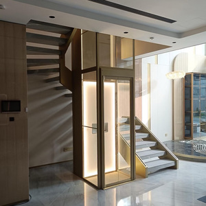 Mini petit ascenseur résidentiel à la maison hydraulique <span class=keywords><strong>de</strong></span> passager <span class=keywords><strong>de</strong></span> l'entraînement 200kg pour le plancher 3 avec la caractéristique <span class=keywords><strong>de</strong></span> sécurité - Product Image 3