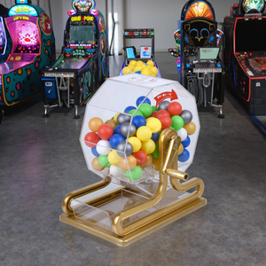 उच्च गुणवत्ता वाले 100-बॉल ऐक्रेलिक लकी लोटो ड्राइंग मशीन ऑनलाइन गेम बॉल वेंडिंग मशीन सस्ती> 6 साल पुरानी गुड़िया मशीन हुक्सी - Product Image 6