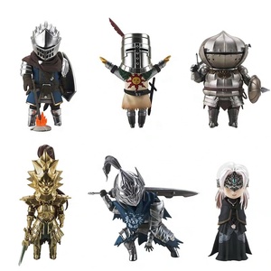 Figurines de la série Dark Souls en boîte mystère en gros : Modèles Chevalier Noir et Gardien de Feu, Ornements de bureau, Jouets de collection - Product Image 1