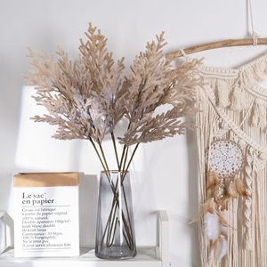 Plante artificielle en herbe de pin CallaFloral, rouge vin et verte, PVC, décoration intérieure, 48 pouces de haut - Product Image 2