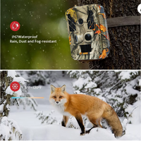 Caméra de chasse BSTCAM 4K 48MP avec contrôle WiFi via application, vision nocturne infrarouge pour la chasse manuelle, détection de mouvement de la faune, IP67