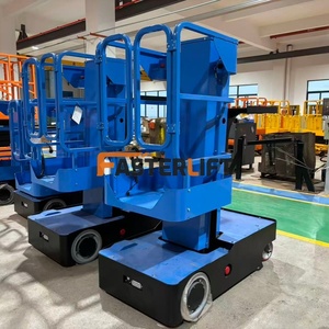 アンナ運転可能な高架作業プラットフォーム自己推進倉庫パッケージスタンドオン電気注文ピッカーリフト - Product Image 5