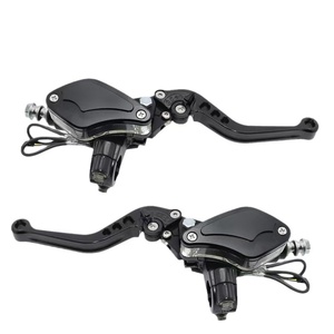 22MM 7/8 Inch Double Pump Motorcycle Engine <b>Master</b> <b>Cylinder</b> Hydraulic <b>Brake</b> & Clutch Levers Essential Controls - Product Image 6