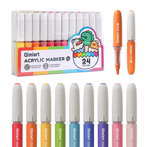 Ensemble de 48 marqueurs de peinture acrylique liquide professionnels en forme d'œuf pour artistes, enfants, <span class=keywords><strong>dessin</strong></span>, stylos de coloriage permanents - Product Image 2