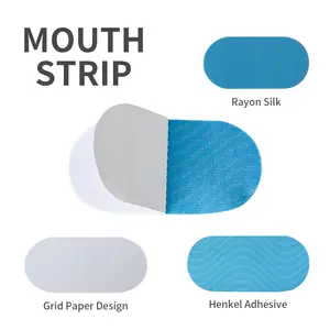 Custom Mouth Tape Black Sleep Tape Mouth Sleep Strips Mouth Tape For Nasal Breathing