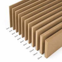 Muestra Gratuita de Tablero MDF de 9mm 12mm 15mm 18mm 25mm E0 E1, Tablero de Fibra de Densidad Media Resistente a la Humedad, Enlace de Muestra Único
