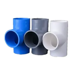 Types Pvc Fittings Tee Joint Water Supply Pipe