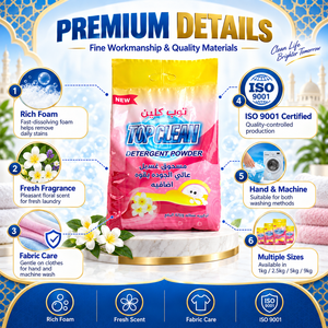 Détergent à <span class=keywords><strong>lessive</strong></span> de haute qualité 2,5 kg, poudre à laver en gros à prix abordable, poudre à laver à forte mousse, détergent en poudre de qualité supérieure - Product Image 2