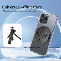 Support léger et compact de 1/4 pouces pour adaptateur de trépied magnétique MagSafe pour IPhone13/12 Pro/Pro Max/mini pour la photographie