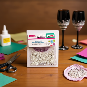 Strass Ilan 2 mm bianchi per artigianato e progetti fai da te - Product Image 3