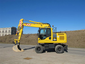 Excavadora de Ruedas PW180 de 123KW con Capacidad de Cucharón de 1,13 M, Motor de Alta Potencia, Bomba y Engranajes - Product Image 1