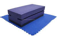 Éponge de nettoyage double face en microfibre pour peinture automobile, bloc de nettoyage pour revêtement cristallin de peinture