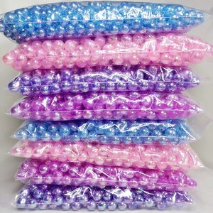 Bán buôn 500 gam/túi trong suốt Acrylic hạt mạ AB màu vòng cryltal hạt cho DIY làm đồ trang sức - Product Image 6