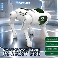 Aismartlink RC ROBOTER-HUND KI Ferngesteuerter Roboterhund, Intelligente Sprachsteuerung, Programmierbares Elektrisches Spielzeug für Kinder