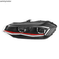 Neue 2019-2024 VW POLO 12V 50W LED-Scheinwerfer Modifizierte Tagfahrlichter 6000K Farbtemperatur Wasserfluss-Lenkdesign