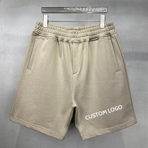 Pantaloncini in bianco con Logo personalizzato pantaloncini di cotone firmati di alta qualità pantaloncini sportivi Casual da uomo da allenamento - Product Image 4