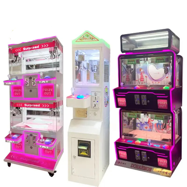 Hot Selling Boutique Coin-Operated Mini Claw Machine With Credit Card Reader Kids Toy Crane Arcade Claw Machine