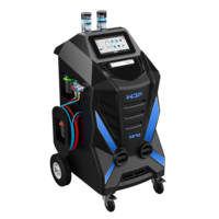 Équipement d'Entretien Automobile Tricar 870 Double Gaz Entièrement Automatique – Unité de Service de Recharge de Climatisation R134A et Station de Récupération de Gaz