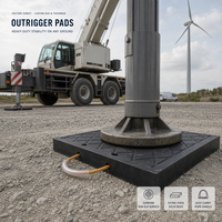 Pads de support au sol WLT en UHMWPE, grandes tailles pour importateurs et distributeurs d'équipements