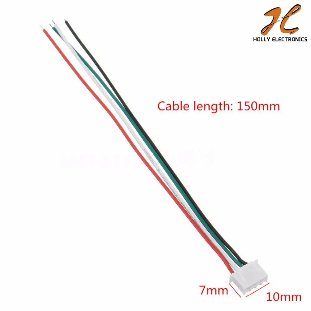 Connettore Molex 2510 a 4 Pin assemblaggio cavo Jumper a 4 fili cavi di comunicazione 15cm - 2.54mm