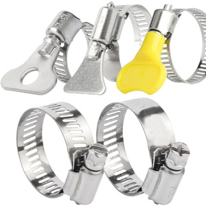 Climbing Small American Style Hose <b>Clamp</b> 6-44mm Stainless Steel Self Tightening For Repair - Product Image 4