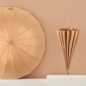 Nouvelle conception, taille personnalisable, grand parapluie classique droit pour femmes - Utilisation promotionnelle en voyage, vente en gros et pas cher - Product Image 4