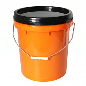 WB-P005 Seau de <span class=keywords><strong>lavage</strong></span> <span class=keywords><strong>auto</strong></span> 15L orange en PP avec filtre anti-grains et couvercle noir – Seau de detailing robuste pour le nettoyage automobile - Product Image 4
