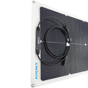 Panneaux solaires flexibles en perovskite noir de haute qualité <span class=keywords><strong>Longi</strong></span> personnalisés de 50 W avec une efficacité de 25,8 % pour le camping en plein air et la maison - Product Image 2