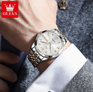Reloj de Cuarzo OLEVS 9931, Estilos Más Vendidos, OEM ODM, Marca de Lujo, Logotipo Personalizado, Diseño Clásico de Acero Inoxidable a Prueba de Agua para Hombre - Product Image 2
