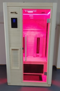 Chất Lượng Cao Xách Tay Trong Nhà Phòng Tắm Hơi Nhà Máy Giá Khô Hơi Nước Tắm Hơi Cho 2 Người Hồng Ngoại Xa <span class=keywords><strong>Tourmaline</strong></span> Phòng Tắm Hơi - Product Image 2