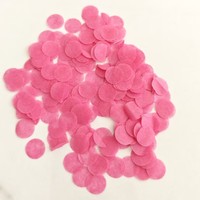 Confettis en papier de soie biodégradable ronds, colorés, forme personnalisée, pour mariage, fête, célébration, vente en gros