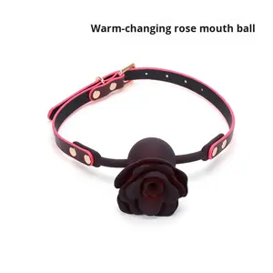 Tapón Bucal <span class=keywords><strong>de</strong></span> Silicona con <span class=keywords><strong>Cambio</strong></span> <span class=keywords><strong>de</strong></span> Temperatura, Accesorios Sexuales SM, Juguete Sexual <span class=keywords><strong>para</strong></span> Adultos, Coqueteo en Pareja, Juguetes Sexuales Sensuales, Hecho en Guangzhou - Product Image 1