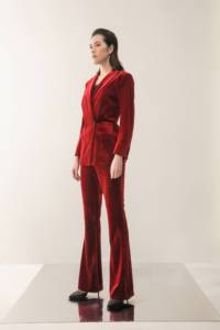 Zarif yüksek kaliteli kadın iş rahat smokin takım elbise moda pantolon <span class=keywords><strong>Suit</strong></span> & Blazers - Product Image 2