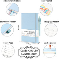 Carnet à spirale personnalisé en PP/PVC avec élastique – Idéal pour cadeaux, agendas de bureau, journaux d'étudiant, carnets professionnels, organisateurs et agendas.