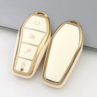 Étui de protection personnalisable en TPU de luxe pour clé de voiture BYD E2/E3/Song PRO/Yuan Plus/Dolphin, housse de télécommande FOB