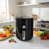 Friteuse à air multifonction modèle 2026 avec plateau de cuisson, friteuse à air intelligente à écran tactile pour appareils électroménagers de cuisine domestique