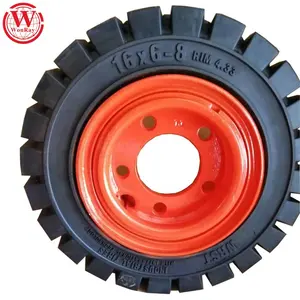 Stabile qualità 16x6-8 esportazione solido pneumatico del carrello elevatore con cerchio 4.33