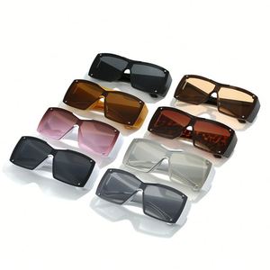 Nouvelles lunettes de soleil tendance Y2K à verres uniques, protection UV400, monture large et carrée, pour femmes - Product Image 3