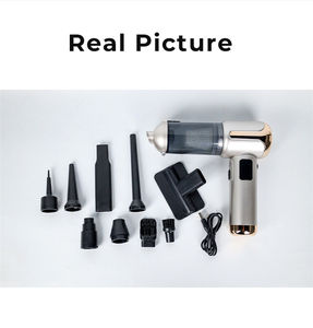 Aspiradora Inalámbrica para Auto 4 en 1, Potente, <span class=keywords><strong>3</strong></span> Velocidades, Pantalla LCD, 80000 RPM, Aspiradora de Mano Recargable sin Escobillas - Product Image 6