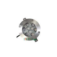 Lámpara de Pared Subacuática de Superficie IP68 100mm-170mm de Acero Inoxidable para Piscina y Caminos con Control DMX512/WiFi CRI 80