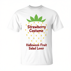 T-shirt pour amoureux de la salade de fruits, costume de fraise pour Halloween - Product Image 2