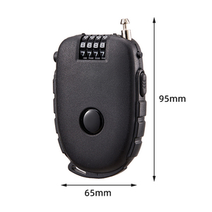 Retractable <b>Cable</b> <b>Lock</b> Durable Anti-Theft Security for Bikes Laptops and Personal Items Compact and Portable - Product Image 2