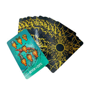 Cartas de <span class=keywords><strong>Tarot</strong></span> personalizadas con bordes estampados en lámina dorada - Product Image 4
